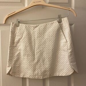 Topshop White Mini Skirt